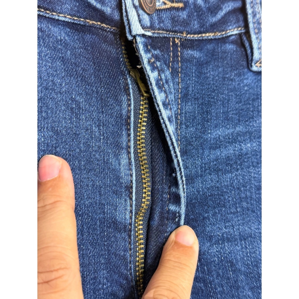 Vervet Women's Blue High Rise Flare Jeans Medium Wash Stretch Denim Sz 34 - Picture 3 of 7